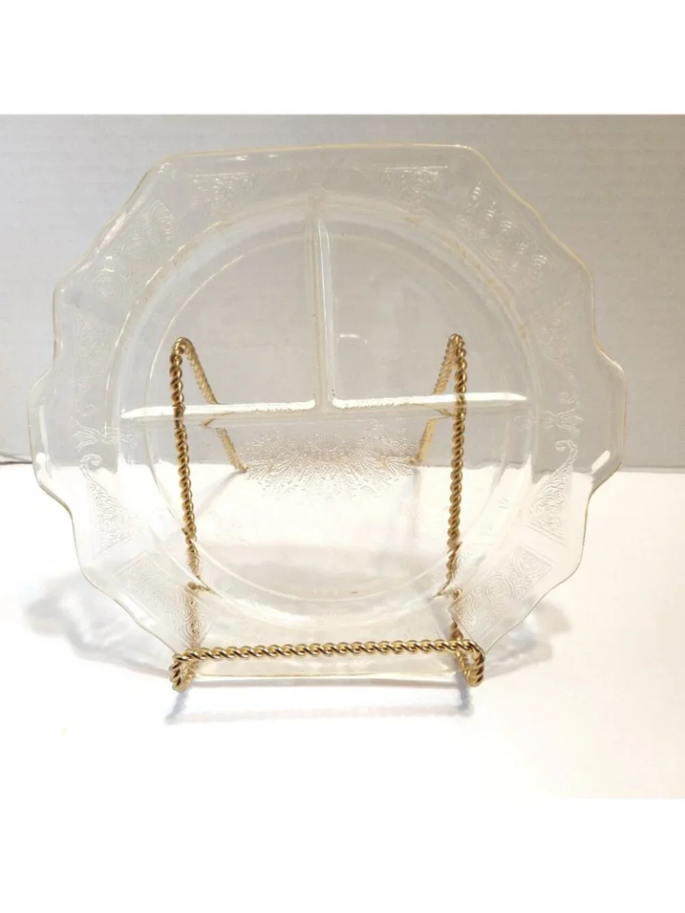 Anchor Hocking PRINCESS Yellow Depression Glass 10.25